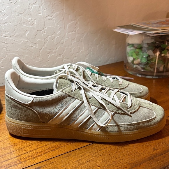 Adidas Samba Taupe and Cream Sneakers - Picture 3 of 4